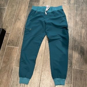 Womens Figs Zamora Joggers Caribbean Blue